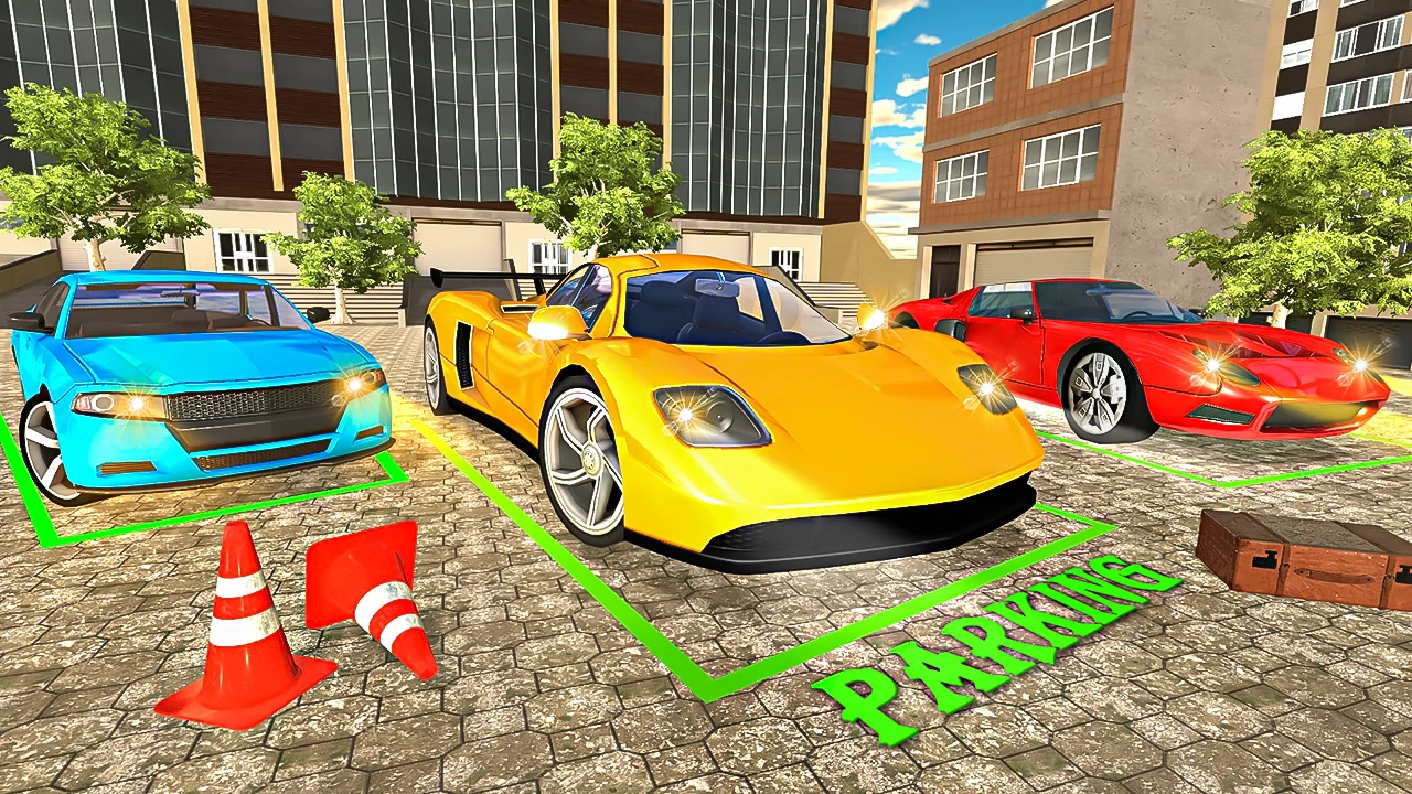 Modern Car Driving School 3D screenshot