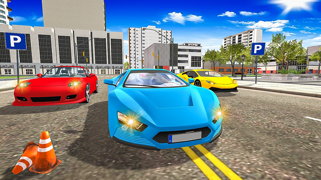 Modern Car Driving School 3D screenshot